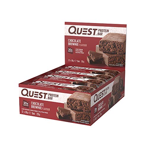 Quest Nutrition Quest Bars Chocolate Brownie - 12 Barras Quest Nutrition Quest Bars Chocolate Brownie - 12 Barras