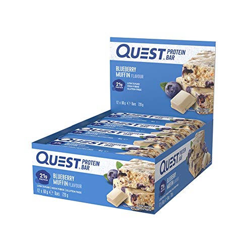 Quest Nutrition Quest Bars White Chocolate Blueberry Muffin - 12 Barras