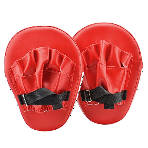 Queta 1 par Almohadillas de Boxeo Objetivos a Mano, Paos de Boxeo para Kick Boxing Muay Thai MMA-Almohadillas Entrenamiento - Manoplas de Boxeo