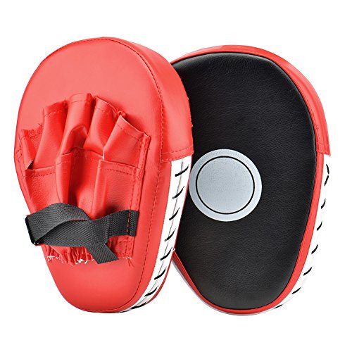Queta 1 par Almohadillas de Boxeo Objetivos a Mano, Paos de Boxeo para Kick Boxing Muay Thai MMA-Almohadillas Entrenamiento - Manoplas de Boxeo Queta 1 par Almohadillas de Boxeo Objetivos a Mano, Paos de Boxeo para Kick Boxing Muay Thai MMA-Almohadillas Entrenamiento - Manoplas de Boxeo