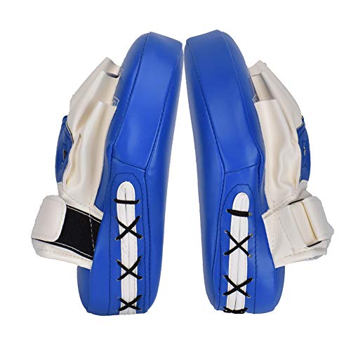 Queta Objetivo de Boxeador, Objetivo de Boxeo Taekwondo Guantes de Boxeo de Mano, Objetivo de Entrenamiento y Descompresión, Almohadillas de Boxeo para Niños Adultos (Azul)