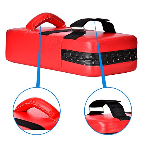 Queta Pao de Cuero PU Saco de Boxeo Almohadilla de Choque Cojín Kick para Boxeo Taekwondo Karate Judo Jiu-Jitsu brasileño UFC MMA K1 Entrenamiento Boxing Tailandés Jeet Kune Do (1) Queta Pao de Cuero PU Saco de Boxeo Almohadilla de Choque Cojín Kick para Boxeo Taekwondo Karate Judo Jiu-Jitsu brasileño UFC MMA K1 Entrenamiento Boxing Tailandés Jeet Kune Do (1)