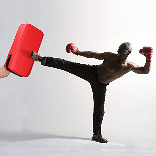 Queta Pao de Cuero PU Saco de Boxeo Almohadilla de Choque Cojín Kick para Boxeo Taekwondo Karate Judo Jiu-Jitsu brasileño UFC MMA K1 Entrenamiento Boxing Tailandés Jeet Kune Do (2) Queta Pao de Cuero PU Saco de Boxeo Almohadilla de Choque Cojín Kick para Boxeo Taekwondo Karate Judo Jiu-Jitsu brasileño UFC MMA K1 Entrenamiento Boxing Tailandés Jeet Kune Do (2)