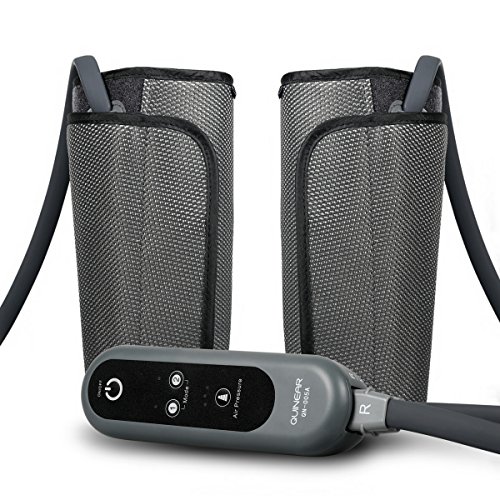QUINEAR Masajeador eléctrico para piernas pantorrillas brazo pie con 2 modos automáticos y 3 intensidades de presión de aire QUINEAR Masajeador eléctrico para piernas pantorrillas brazo pie con 2 modos automáticos y 3 intensidades de presión de aire