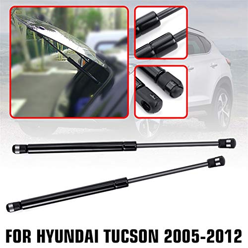 QUXING Amortiguadores de Gas 2pcs Car Trasero Ventana De Cristal Gas Spring Spring Lift Strut Struts Soporte Bar Bar Rod para Hyundai Tucson 2005 2006 2007 2009-2012 Muelle neumático