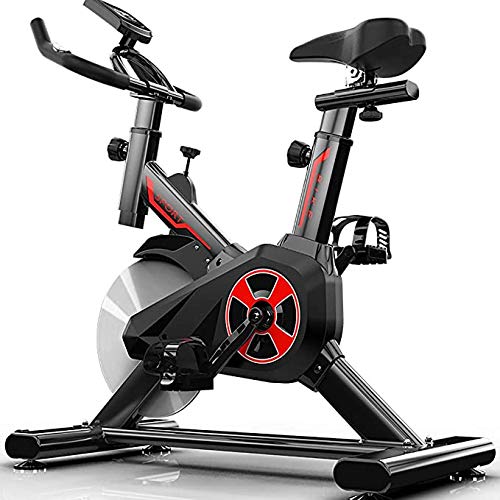 QWER Bicicleta de Spinning Bicicleta de Ejercicio Inicio Ultra silencioso Pedal de pérdida de Peso Interior Bicicleta de Ejercicio Bicicleta de Spinning Equipo de Ejercicios,Negro