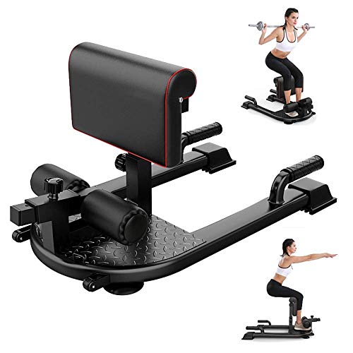 QWER Deluxe Multi-Function Deep Squat, para Sissy Girl Banco de Sentadillas Gimnasio en casa Estación de Entrenamiento Cadera Glúteos Entrenamiento de piernas Máquina de Entrenamiento Central,