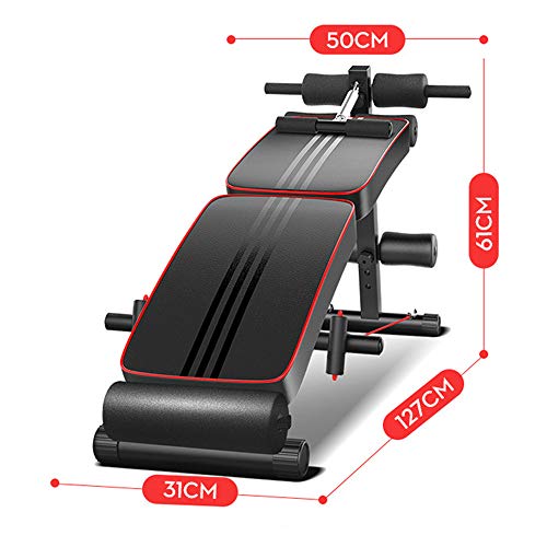 Qyaml Tabla Supina Ajustable para Hombres Y Mujeres, Tabla De Ejercicios De Abdominales Abdominales Plegables, Tabla Multifuncional para Abdominales Supino para El Hogar Qyaml Tabla Supina Ajustable para Hombres Y Mujeres, Tabla De Ejercicios De Abdominales Abdominales Plegables, Tabla Multifuncional para Abdominales Supino para El Hogar