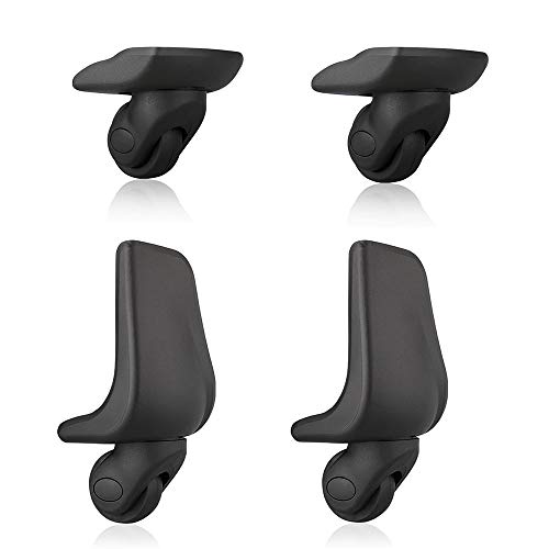 QYWJ Ruedas de Equipaje, Maleta De Viaje Ruedas Giratorias Universales Use Ruedas Silenciadas para Reemplazar, 4 Piezas Ruedas de PVC para Equipaje Maleta Trolley QYWJ Ruedas de Equipaje, Maleta De Viaje Ruedas Giratorias Universales Use Ruedas Silenciadas para Reemplazar, 4 Piezas Ruedas de PVC para Equipaje Maleta Trolley
