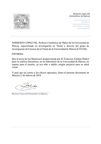 R-Crea - Mesa de luz Montessori RGB 48x37x7 Color Natural - Certificadas por la Universidad de Murcia R-Crea - Mesa de luz Montessori RGB 48x37x7 Color Natural - Certificadas por la Universidad de Murcia