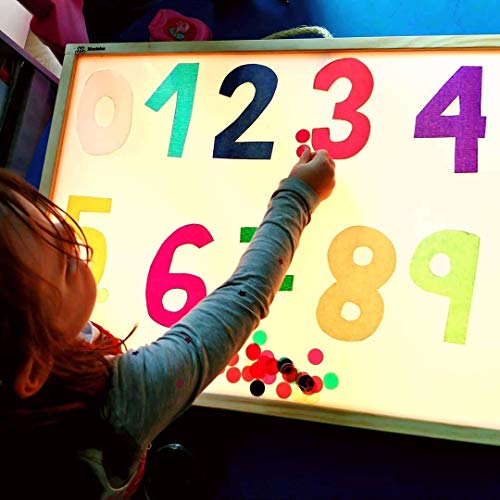 R-Crea - Mesa de luz Montessori RGB 48x37x7 Color Natural - Certificadas por la Universidad de Murcia R-Crea - Mesa de luz Montessori RGB 48x37x7 Color Natural - Certificadas por la Universidad de Murcia