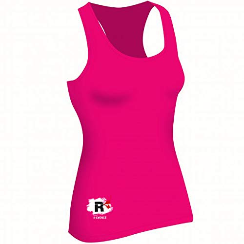 R-Evenge Tank Top Camiseta de tirantes Técnica para Deporte Fitness fucsia L/XL