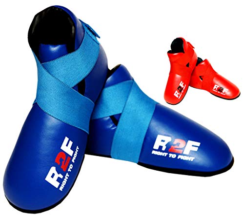 R2F Sports Semi Contacto Kickboxing MMA Botas Taekwondo Artes Marciales Sparring Zapatos
