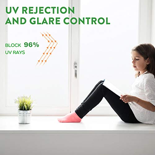 rabbitgoo Vinilo para Ventana con Cuadriculas Privacidad, Esmerilado Vinilo Cristal Translucido Adhesivo Plus Rejilla Espaciada Protector Privacidad Luz Solar Pegatina Decorativa contra UV 44.5x200CM rabbitgoo Vinilo para Ventana con Cuadriculas Privacidad, Esmerilado Vinilo Cristal Translucido Adhesivo Plus Rejilla Espaciada Protector Privacidad Luz Solar Pegatina Decorativa contra UV 44.5x200CM