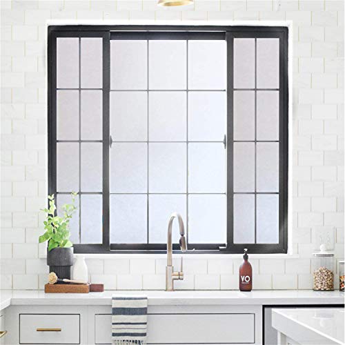 rabbitgoo Vinilo para Ventana Privacidad Pegatina Translúcida Adhesiva Decorativa del Vidrio Autoadhesiva con Electricida Estática Control de Calor y Anti UV 90x200CM rabbitgoo Vinilo para Ventana Privacidad Pegatina Translúcida Adhesiva Decorativa del Vidrio Autoadhesiva con Electricida Estática Control de Calor y Anti UV 90x200CM
