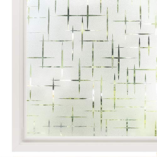 rabbitgoo Vinilos para Ventanas Privacidad Laminas Vinilo Cristal Pegatina Anti 96% UV Calor Translucido Película Fácilmente Adhesiva Decorativa Reutilizar para Baño Cocina Oficina 44.5x200CM rabbitgoo Vinilos para Ventanas Privacidad Laminas Vinilo Cristal Pegatina Anti 96% UV Calor Translucido Película Fácilmente Adhesiva Decorativa Reutilizar para Baño Cocina Oficina 44.5x200CM
