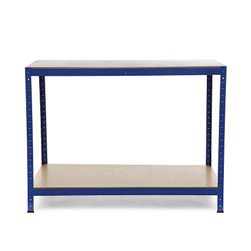 "Racking Solutions - Banco de trabajo cargas pesadas, casa, garaje, bricolaje, capacidad de carga total de 600kg (2 niveles 900mm Al x 1200mm An x 600mm Pr) + Envío gratis " "Racking Solutions - Banco de trabajo cargas pesadas, casa, garaje, bricolaje, capacidad de carga total de 600kg (2 niveles 900mm Al x 1200mm An x 600mm Pr) + Envío gratis "