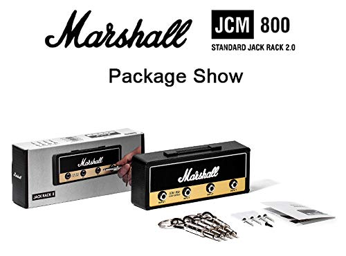 RAINBEAN Ganchos para Llaves Marshall Jack II Rack 2.0 JCM800 Guitarra Llavero Gancho Montaje en Pared