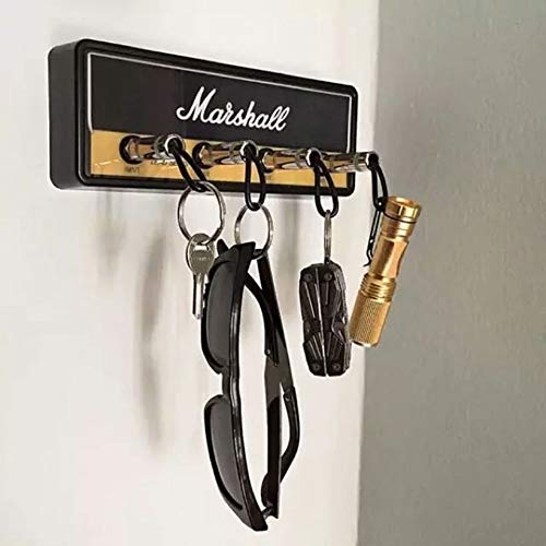 RAINBEAN Ganchos para Llaves Marshall Jack II Rack 2.0 JCM800 Guitarra Llavero Gancho Montaje en Pared