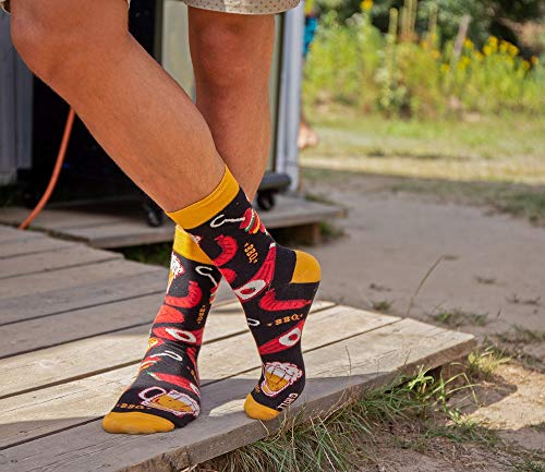 Rainbow Socks - Hombre Mujer Divertidos Calcetines Party - 3 Pares - Flamingo Grill Disco - Talla 36-40 Rainbow Socks - Hombre Mujer Divertidos Calcetines Party - 3 Pares - Flamingo Grill Disco - Talla 36-40