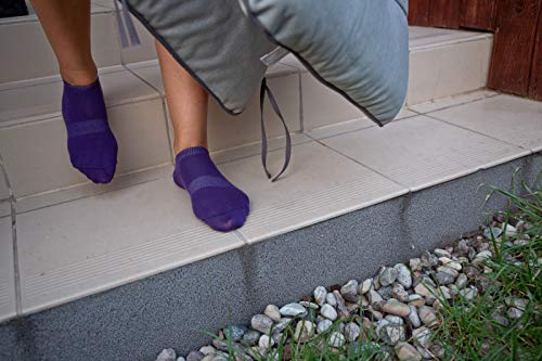 Rainbow Socks - Mujer Hombre - Calcetines Cortos Antideslizantes - 2 pares - Jeans Morado - Tamaños: EU 36-38 Rainbow Socks - Mujer Hombre - Calcetines Cortos Antideslizantes - 2 pares - Jeans Morado - Tamaños: EU 36-38