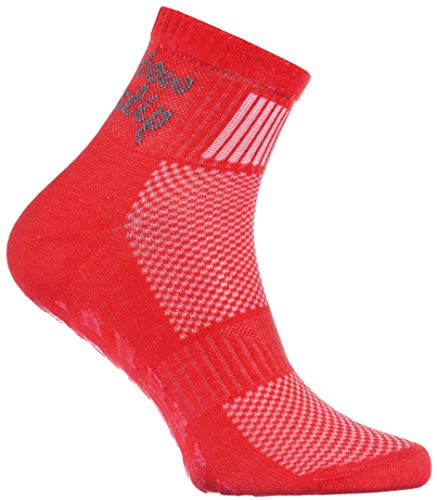 Rainbow Socks - Niño Niña Deporte Calcetines Antideslizantes ABS de Algodón - 2 Pares - Naranja Rojo - Talla 30-35 Rainbow Socks - Niño Niña Deporte Calcetines Antideslizantes ABS de Algodón - 2 Pares - Naranja Rojo - Talla 30-35
