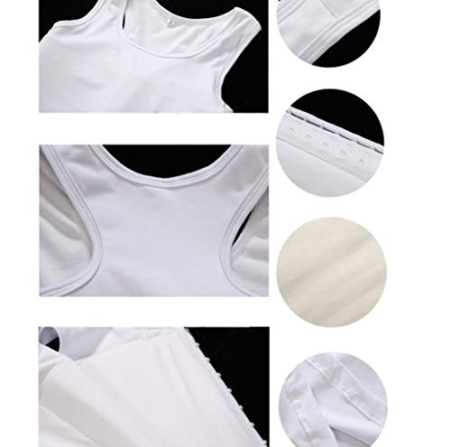 Rainy Vendaje Incorporado Chaleco de compresión Camiseta Chica Poco Femenina Binder Pecho Sujetador Deportivo Lesbianas Trans Ropa Interior,Gray,3XL Rainy Vendaje Incorporado Chaleco de compresión Camiseta Chica Poco Femenina Binder Pecho Sujetador Deportivo Lesbianas Trans Ropa Interior,Gray,3XL