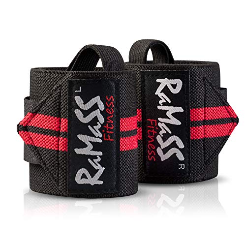 RAMASS Fitness Muñequera, Muñequeras, Wrist Wraps, Calistenia, Gym (par) RAMASS Fitness Muñequera, Muñequeras, Wrist Wraps, Calistenia, Gym (par)