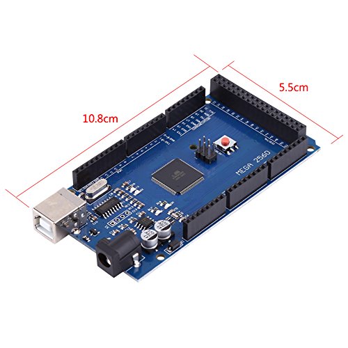 RAMPS 1.4 Regulador + MEGA2560 Tablero + 5pcs Soldered A4988 Stepper Motor Drivers + 5pcs Disipadores de calor + 19pcs Puentes con cable del USB para el kit de la Impresora de RepRap 3D