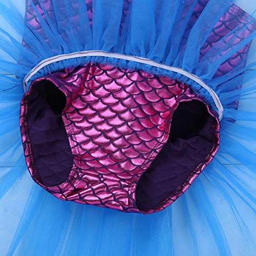 ranrann Maillot de Ballet Lentejuelas para Niña Disfraz de Sirena Vestido de Danza Clásica Vestido Princesa Falda Tutú Costume Traje de Actuación Fiesta Azul 4 Años ranrann Maillot de Ballet Lentejuelas para Niña Disfraz de Sirena Vestido de Danza Clásica Vestido Princesa Falda Tutú Costume Traje de Actuación Fiesta Azul 4 Años