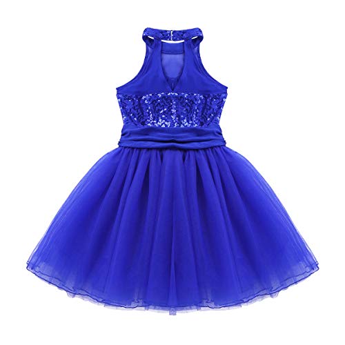 ranrann Vestido Tutú de Danza Lentejuelas para Niña Maillot Ballet con Falda Cuello Halter Leotardo de Patinaje Artístico Gimnasia Disfraz de Bailarina Azul 7-8 Años ranrann Vestido Tutú de Danza Lentejuelas para Niña Maillot Ballet con Falda Cuello Halter Leotardo de Patinaje Artístico Gimnasia Disfraz de Bailarina Azul 7-8 Años
