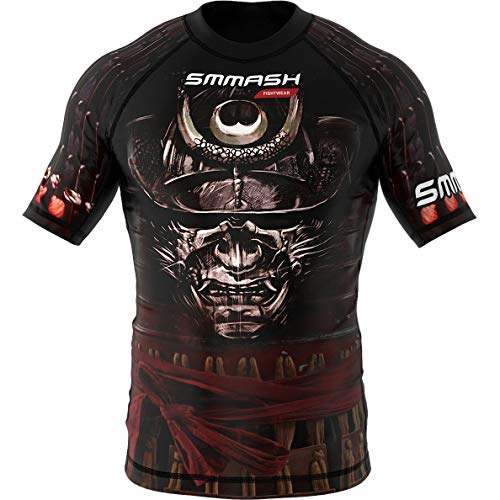 Rashguard SMMASH Samurai Manga Corta MMA BJJ UFC S M L XL XXL XXXL (L)