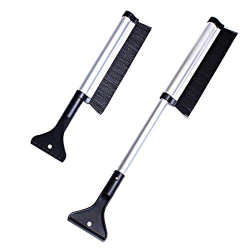 Raspador Hielo para Automóvil-2 Piezas, Cepillo Retráctil para Palear Nieve para Automóvil, Cepillo Raspador para Quitar Nieve Descongelación Parabrisas Automóvil 2 en 1 Raspador Hielo para Automóvil-2 Piezas, Cepillo Retráctil para Palear Nieve para Automóvil, Cepillo Raspador para Quitar Nieve Descongelación Parabrisas Automóvil 2 en 1