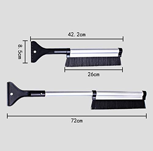 Raspador Hielo para Automóvil-2 Piezas, Cepillo Retráctil para Palear Nieve para Automóvil, Cepillo Raspador para Quitar Nieve Descongelación Parabrisas Automóvil 2 en 1 Raspador Hielo para Automóvil-2 Piezas, Cepillo Retráctil para Palear Nieve para Automóvil, Cepillo Raspador para Quitar Nieve Descongelación Parabrisas Automóvil 2 en 1