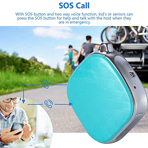Rastreadores GPS, A9 Locator para Niños, Padres, Mascotas, Posicionamiento WIFI Personal Anti-perdida SOS Colgante Rastreador GSM (Azul)(Se necesita tarjeta SIM) Rastreadores GPS, A9 Locator para Niños, Padres, Mascotas, Posicionamiento WIFI Personal Anti-perdida SOS Colgante Rastreador GSM (Azul)(Se necesita tarjeta SIM)