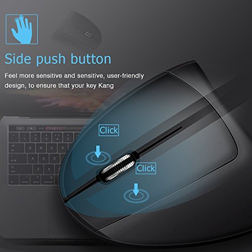 Ratón Ergonómico Inalámbrico,Ratón Vertical de Juego , Ordenador portátil USB, Ratón óptico con nanorreceptor, 3 Niveles de luz LED Ajustables para Windows 7/8/10/XP Vista Linux Mac etc. Ratón Ergonómico Inalámbrico,Ratón Vertical de Juego , Ordenador portátil USB, Ratón óptico con nanorreceptor, 3 Niveles de luz LED Ajustables para Windows 7/8/10/XP Vista Linux Mac etc.