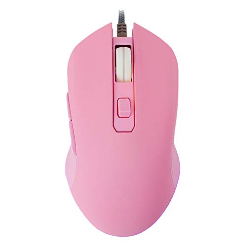 Ratones informáticos Ratón con cable - mudo y silencioso oficina del USB del juego de escritorio del ordenador portátil que brilla linda hembra de ratón Rosa Adecuado for jugadores portátiles Compatib Ratones informáticos Ratón con cable - mudo y silencioso oficina del USB del juego de escritorio del ordenador portátil que brilla linda hembra de ratón Rosa Adecuado for jugadores portátiles Compatib