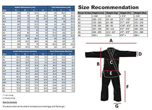 Raven Fightwear BJJ Gi Ulfhedinn Men's -A3 Brasileños Jiu Jitsu Kimono Hombre MMA Uniform Algodón Judo Grappling Artes Marciales Karate