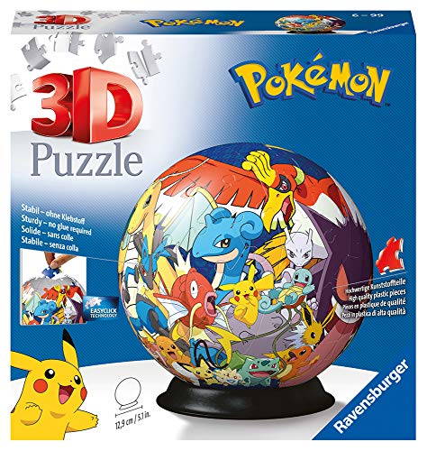 Ravensburger 11785 - Puzle 3D Ball 72P - Pokémon