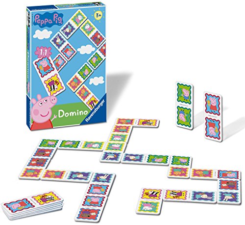 Ravensburger 21374 Peppa Pig-Dominoes Niños Edad 3 Años y Up-A Clásico Juego y Favorito de la Familia Ravensburger 21374 Peppa Pig-Dominoes Niños Edad 3 Años y Up-A Clásico Juego y Favorito de la Familia