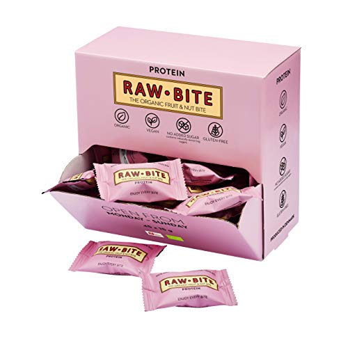 Raw Bite Caja 45 Mini Barritas Energéticas De Proteínas Ecológicas Y Veganas - Office Box 680 g