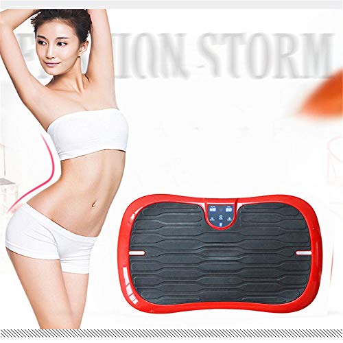 Rawall-hom Entrenador de vibración Placa vibratoria máquina Talladora Delgada Trainer Ejercicio Gimnasio en casa Equipo para Deportes de Interior (Color : Rojo, Size : 53x31x13cm) Rawall-hom Entrenador de vibración Placa vibratoria máquina Talladora Delgada Trainer Ejercicio Gimnasio en casa Equipo para Deportes de Interior (Color : Rojo, Size : 53x31x13cm)