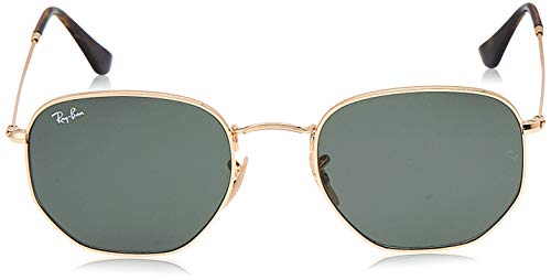 Ray-Ban Hexagonal Flat Lenses Gafas de Sol, Oro (Gold), 51 para Hombre