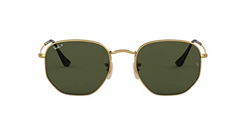 Ray-Ban Hexagonal Gafas, Oro, 51 Unisex Adulto