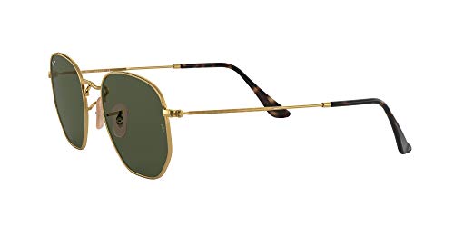 Ray-Ban - HEXAGONAL METAL RB 3548N,Geométrico metal hombre, Dorado, 48