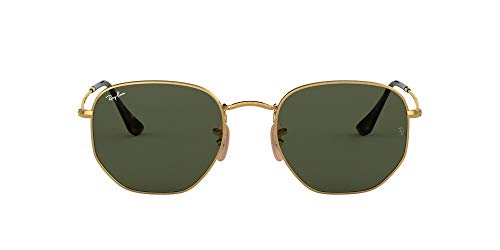 Ray-Ban - HEXAGONAL METAL RB 3548N,Geométrico metal hombre, Dorado, 48