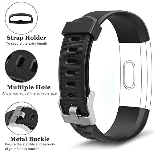 Rayfit Pulseras de Repuesto para Fitness Tracker Correa ID115Plus HR/Correa ID115 Plus HR / SW333 Correa Repuesto de Reloj Deportivo Inteligente Pulseras Actividad Contador Pasos Calorías Podometro Rayfit Pulseras de Repuesto para Fitness Tracker Correa ID115Plus HR/Correa ID115 Plus HR / SW333 Correa Repuesto de Reloj Deportivo Inteligente Pulseras Actividad Contador Pasos Calorías Podometro