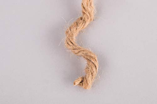 Rayher 4200431 6-Fold Jute Thread, Plastic, Natural, 6 mm, 35 m Spool Hilo de Yute, sextuple, 6mm ø, Bobina 35m Rayher 4200431 6-Fold Jute Thread, Plastic, Natural, 6 mm, 35 m Spool Hilo de Yute, sextuple, 6mm ø, Bobina 35m