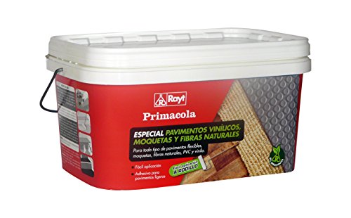 Rayt 1273-23 Primacola C-20 Rodillo. Adhesivo acrílico Especial para pavimentos Flexibles: PVC, moquetas, revestimientos Textiles, Vinilo y Fibras Naturales. SIN disolventes, 5kg Rayt 1273-23 Primacola C-20 Rodillo. Adhesivo acrílico Especial para pavimentos Flexibles: PVC, moquetas, revestimientos Textiles, Vinilo y Fibras Naturales. SIN disolventes, 5kg