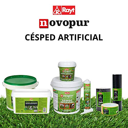 Rayt 1315-13 Novopur Cartucho de Adhesivo monocomponente de Poliuretano para césped Artificial y también pavimentos de Goma, Caucho y PVC. Color Verde. Secado en 30 Minutos, 300ml Rayt 1315-13 Novopur Cartucho de Adhesivo monocomponente de Poliuretano para césped Artificial y también pavimentos de Goma, Caucho y PVC. Color Verde. Secado en 30 Minutos, 300ml